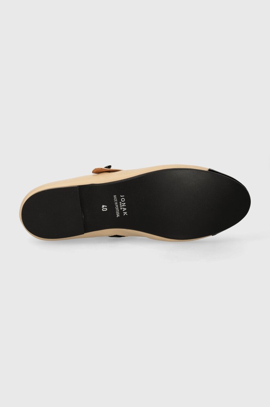 Jonak balerini de piele DREUX 3500168 bej