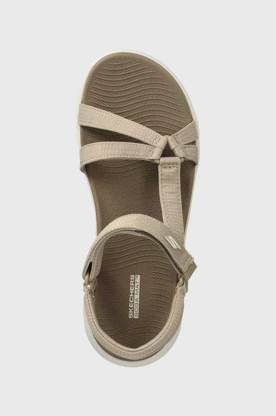 Skechers sandali GO WALK FLEX beige 141451
