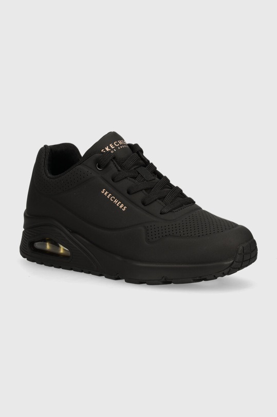 Sneakers boty Skechers UNO plochá černá 73690
