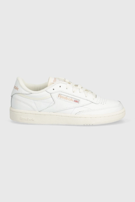 Reebok Classic sneakersy skórzane Club C 85 100074234 biały SS24