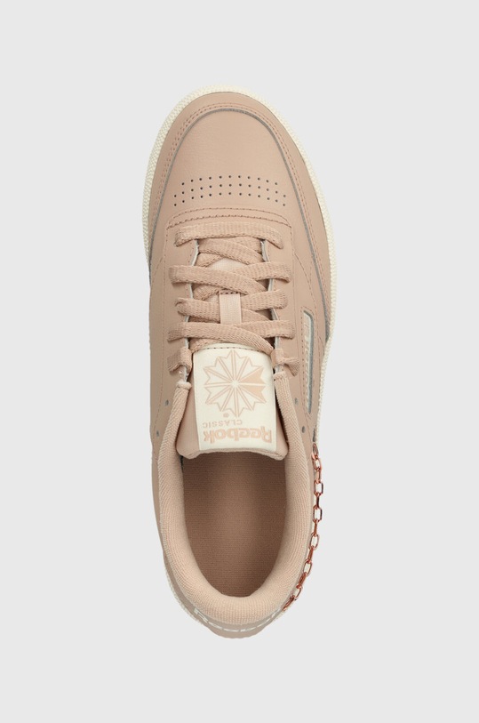 Reebok Classic sneakersy skórzane Club C 85 różowy 100074236
