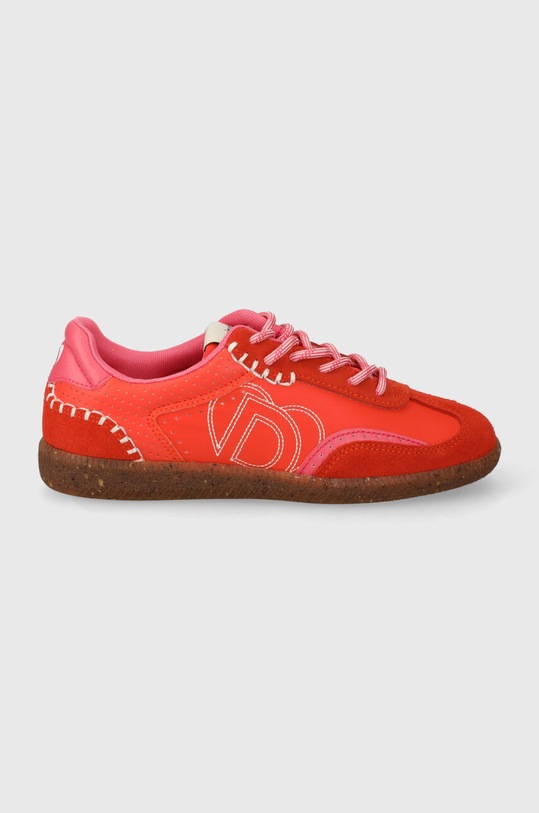 Tenisky Desigual Heri semišová koža oranžová 24SSKA02.3136