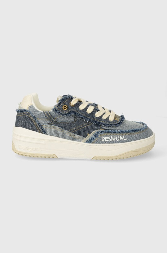 Desigual sneakers Metro platform blu 24SSKA08.5053