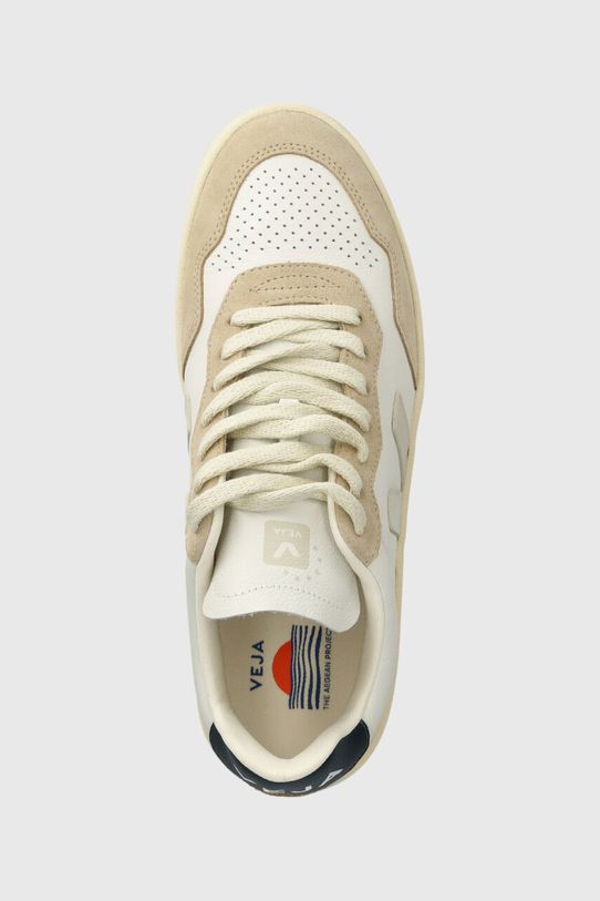 Δερμάτινα αθλητικά παπούτσια Veja V-90 μπεζ VD2003461A