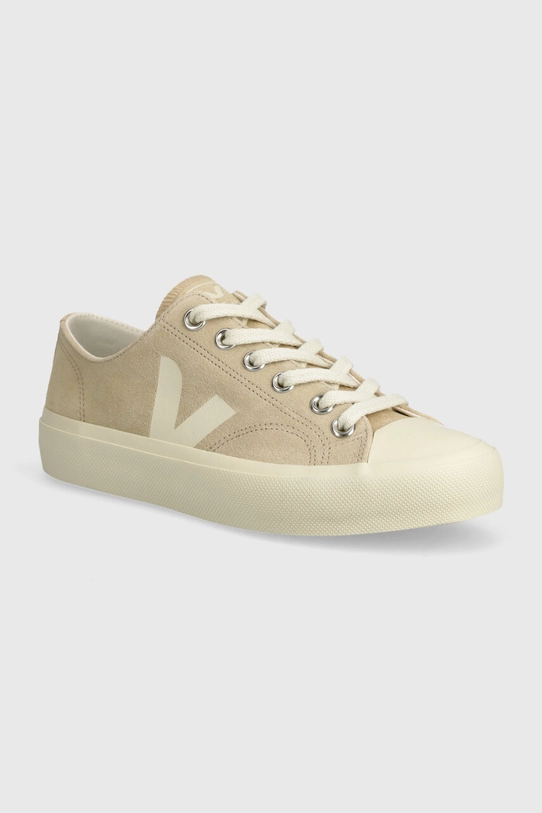 Veja scarpe da ginnastica in camoscio Wata II Low CM flat beige PC0303353A