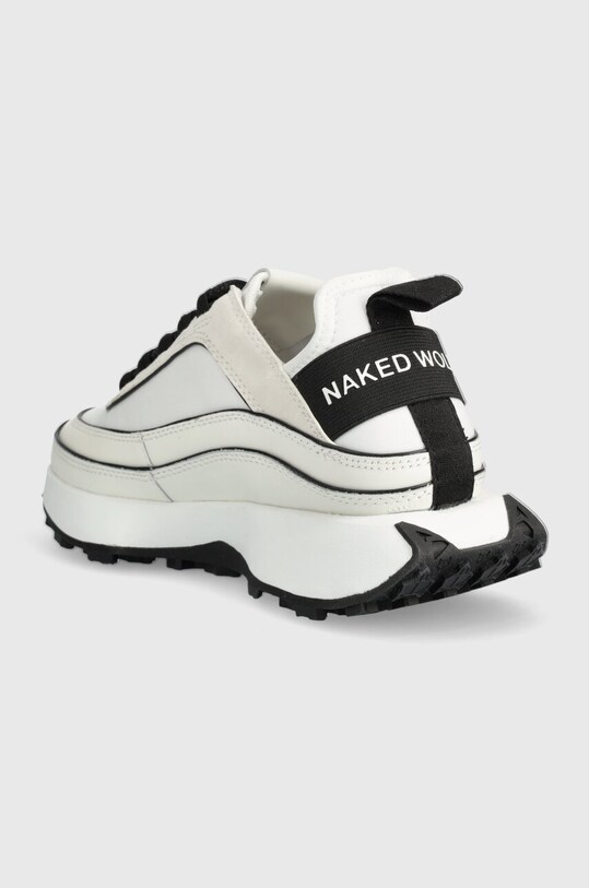 Încălțăminte Naked Wolfe sneakers Petal Petal.White.Nylon alb