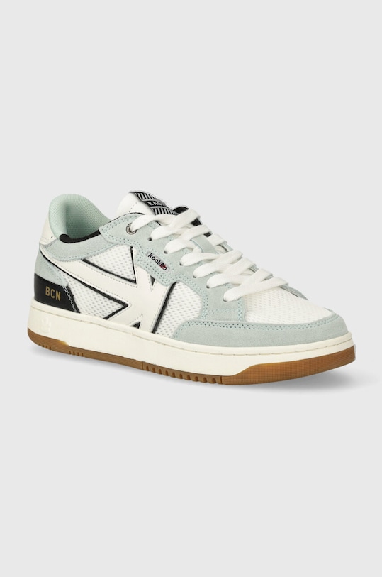 Kaotiko sneakersy BOSTON skóra zamszowa turkusowy AM002.01.2700