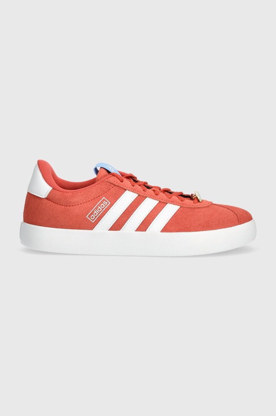 adidas sneakersy skórzane VL COURT 3.0 skóra powlekana pomarańczowy ID9073
