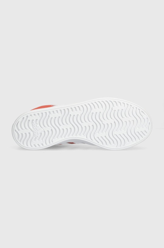 adidas sneakersy skórzane VL COURT 3.0 ID9073 pomarańczowy