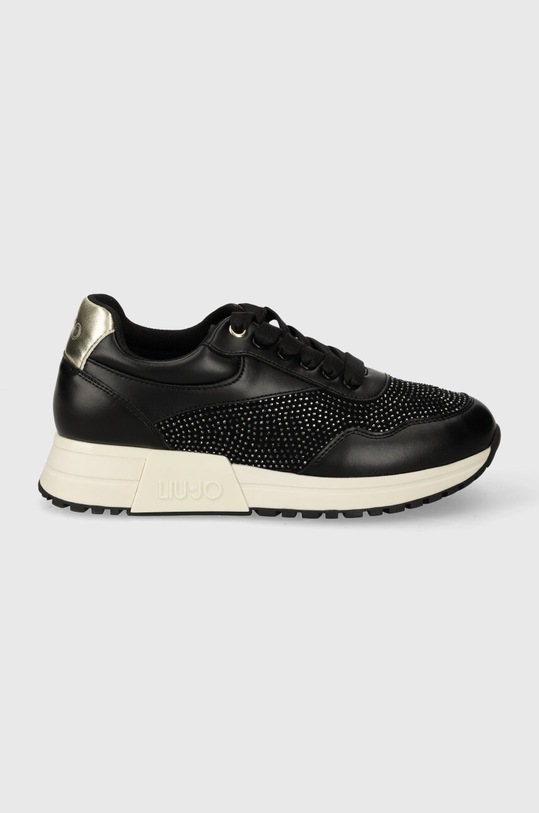 Liu Jo sneakersy JOHANNA 02 imitacja skóry licowej czarny BF3135EX14622222