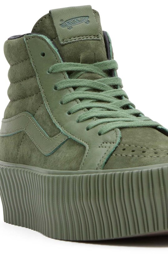 Scarpe Vans sneakers Premium Standards Sk8-Hi Reissue 38 Platform VN000CNFARM1 verde