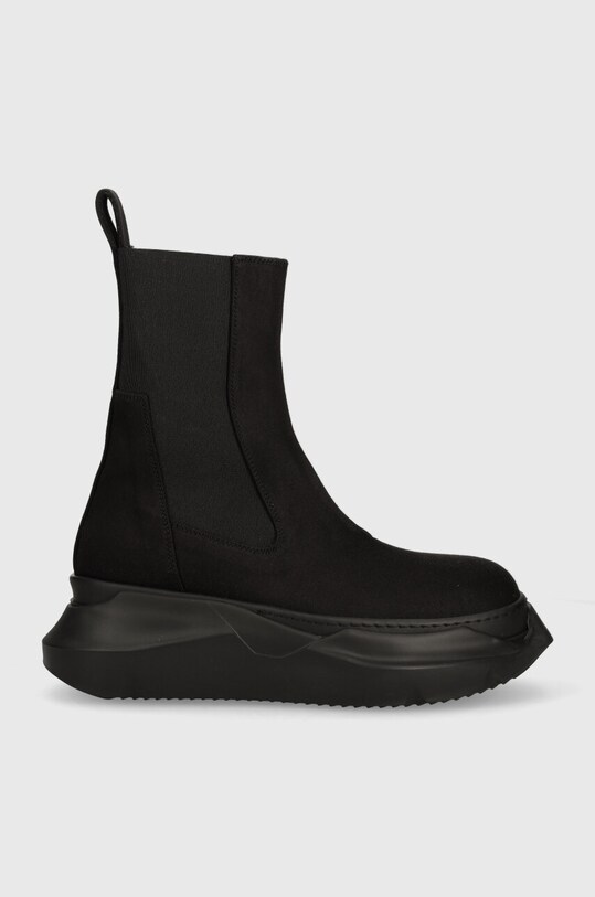 Rick Owens stivaletti chelsea Woven Boots Beatle Abstract DS01D1846.NDK.99 nero SS24