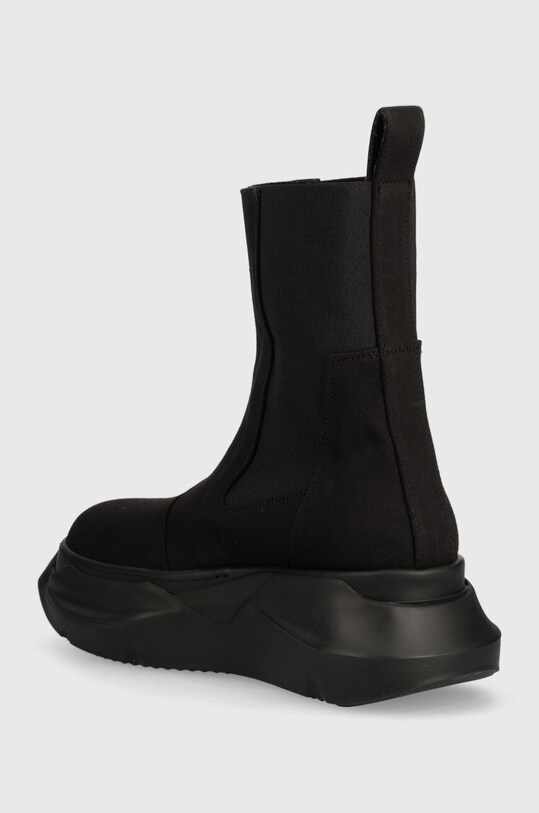 Scarpe Rick Owens stivaletti chelsea Woven Boots Beatle Abstract DS01D1846.NDK.99 nero