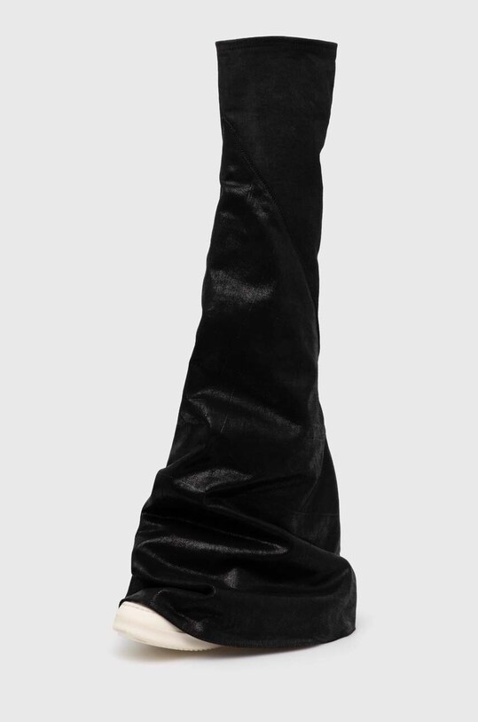 Rick Owens cizme Denim Boots Fetish DS01D1815.BF.911 negru SS24