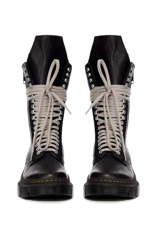 Rick Owens leather ankle boots x Dr. Martens 1918 Calf Length Boot DW01D7808 black SS24