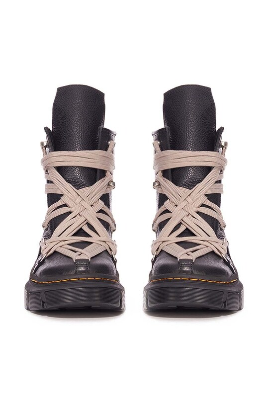 Кожаные ботинки Rick Owens x Dr. Martens 1460 Mega Lace Boot DW01D7809 чёрный SS24