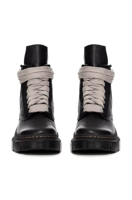 Rick Owens botki skórzane x Dr. Martens 1460 Jumbo Lace Boot DW01D7810 czarny SS24
