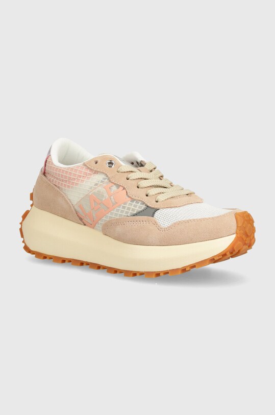Napapijri sneakersy KATRINA skóra zamszowa różowy NP0A4I6X.P77