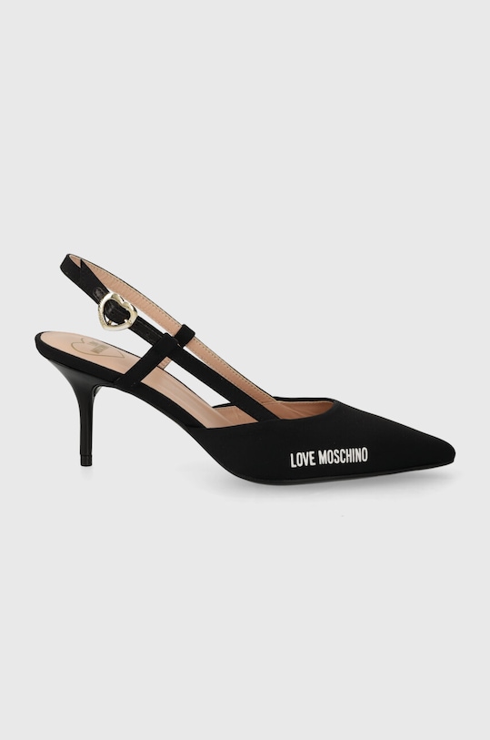 Love Moschino szpilki 5-8 cm czarny JA10627G0IIM0000