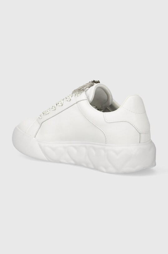 Încălțăminte Love Moschino sneakers din piele JA15554G0IIA0100 alb