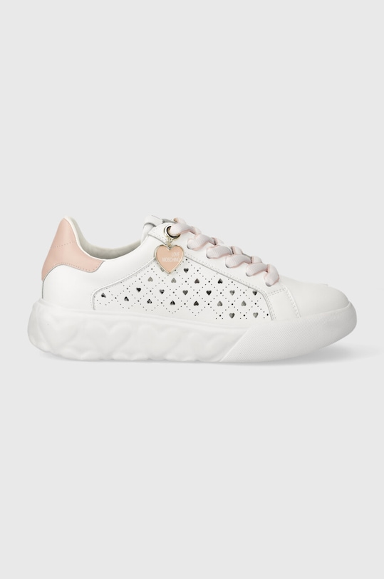 Kožne tenisice Love Moschino JA15584G0IIA110B bijela SS24