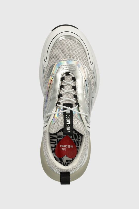 Love Moschino sneakers argintiu JA15595G0IIQ101A