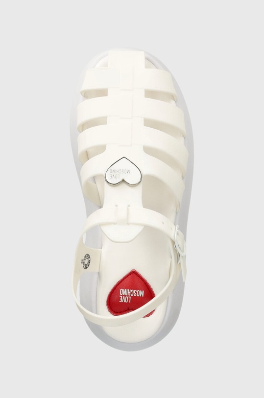 Love Moschino sandały biały JA16247I0II38100