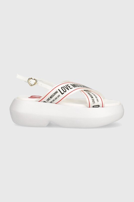 Love Moschino sandale JA16257I0IIX610A alb SS24