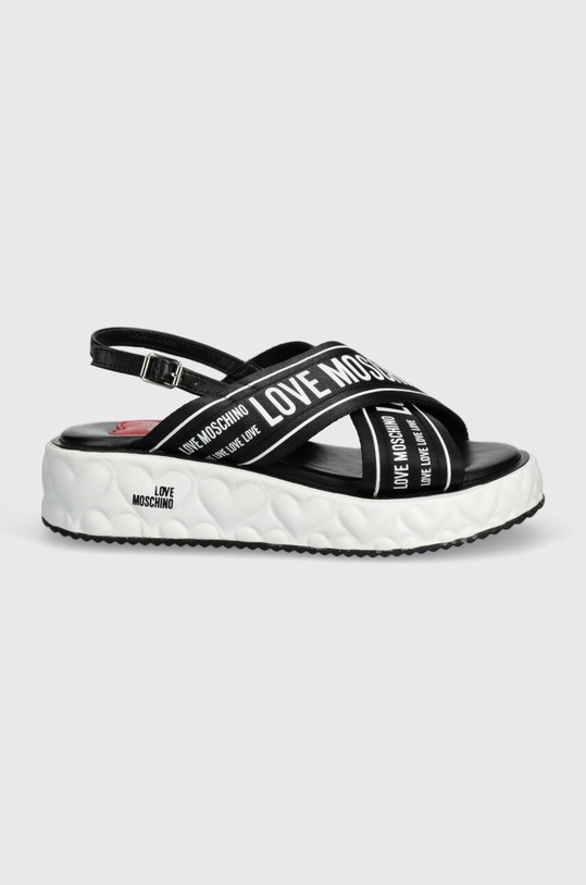 Love Moschino sandały JA16315I0IIX300A czarny SS24