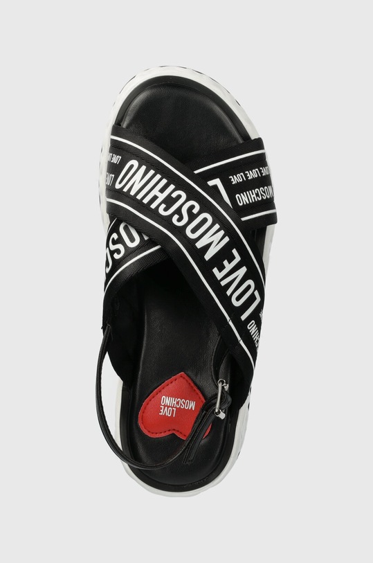 Sandále Love Moschino čierna JA16315I0IIX300A