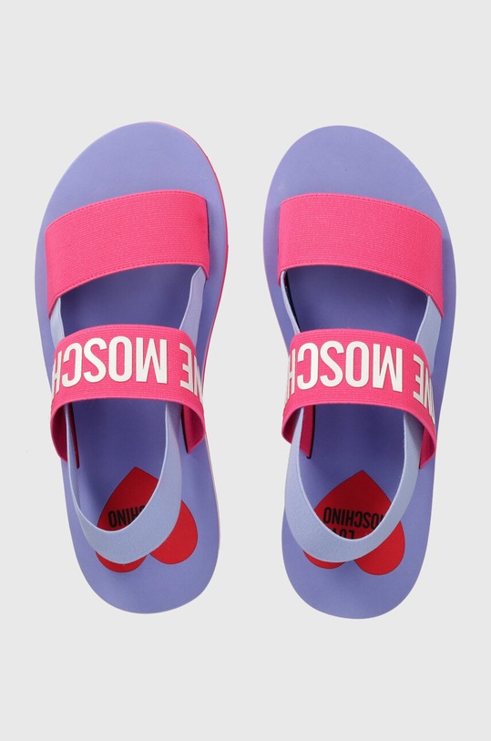 Love Moschino sandali tessile multicolore JA16033G0IJN460B