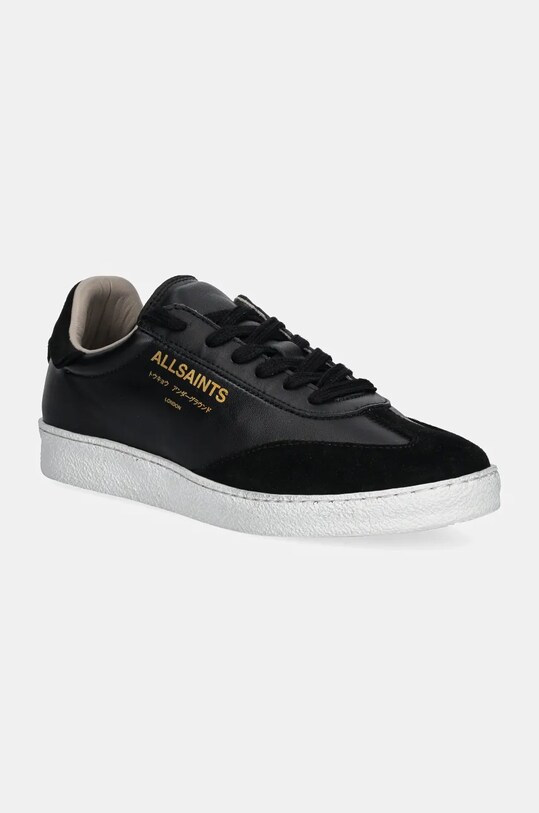 AllSaints sneakersy skórzane Thelma skóra zamszowa czarny WF715Z