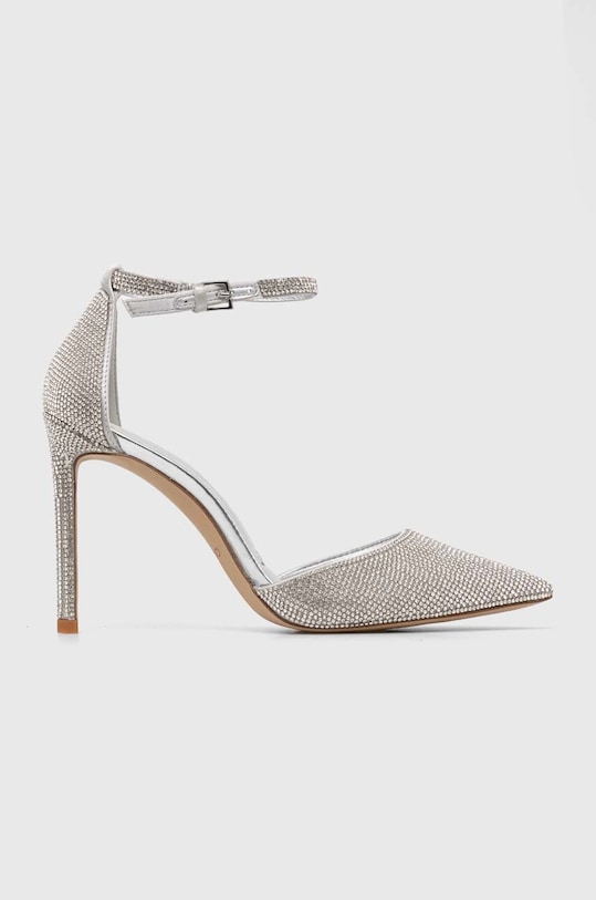 Lodičky Aldo Derperla textilní stříbrná 13773246.Derperla