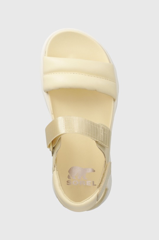 Sorel sandały skórzane VIIBE SANDAL beżowy 2030511292