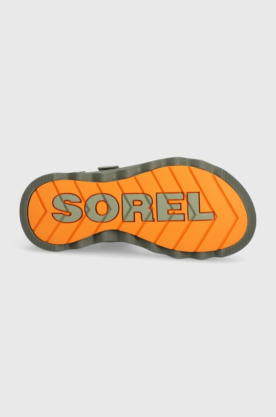 Sorel sandały skórzane VIIBE SANDAL 2030511348 zielony