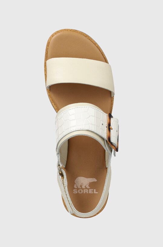 Шкіряні сандалі Sorel ELLA III SLINGBACK бежевий 2069721191