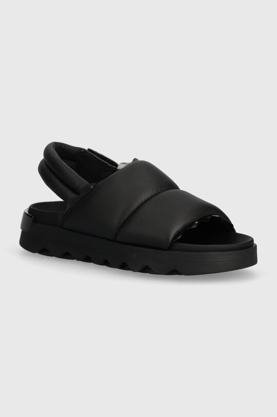 Sorel sandale de piele VIIBE SLINGBACK piele negru 2069941010