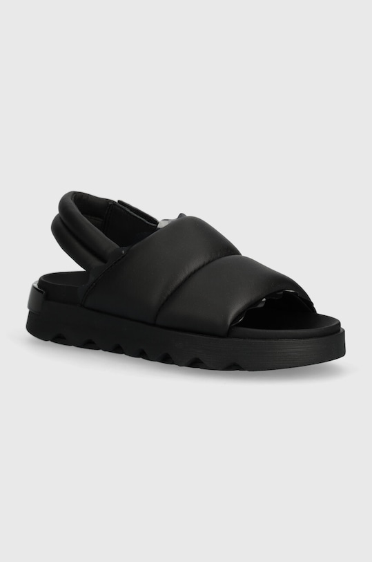 Sorel sandale de piele VIIBE SLINGBACK piele negru 2069941010