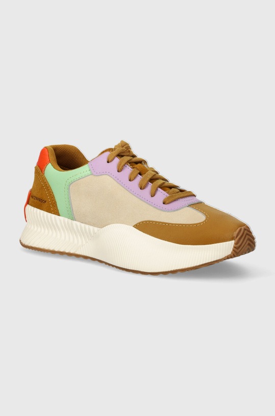 Sorel sneakersy skórzane ONA BLVD CLASSIC WP skóra zamszowa multicolor 2083081283