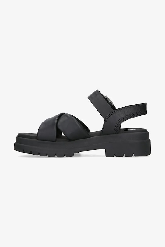 Kožené sandály Timberland London Vibe TB0A2QVJ0151 černá SS25