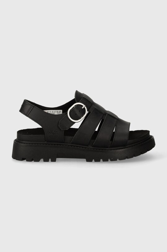 Kožené sandále Timberland Clairemont Way TB0A635VW021 čierna SS24
