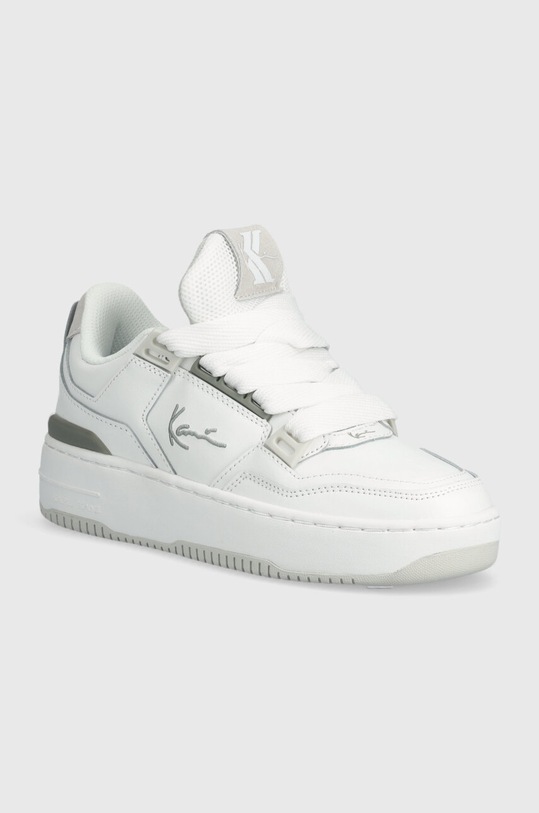 Sneakers boty Karl Kani Samo Up Lxry Bold přírodní kůže bílá 1184306
