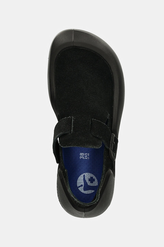 Birkenstock scarpe in camoscio Reykjavik nero 1027520