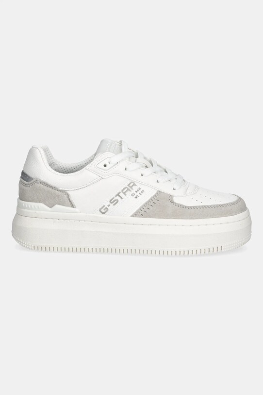 G-Star sneakers EVE BSC LEA W 2411076501.WHT.SLVR alb SS25