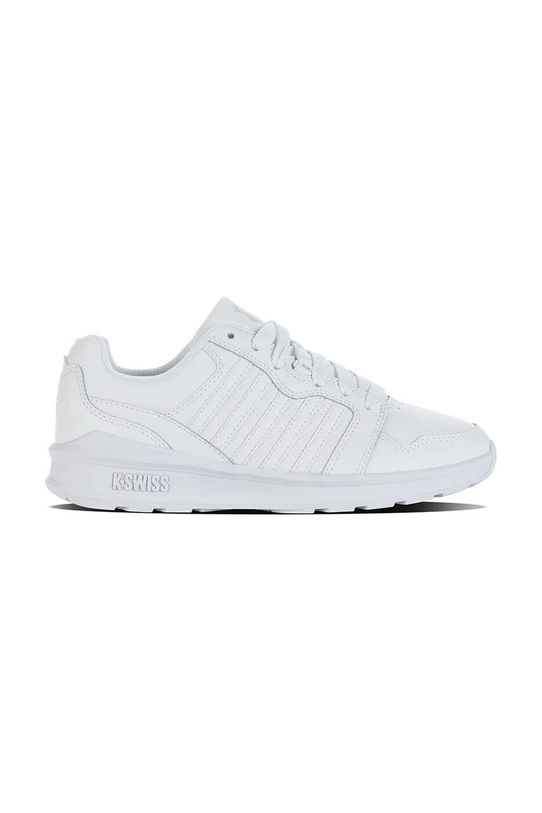 K-Swiss sneakers din piele RIVAL TRAINER plată alb 99078.998.M