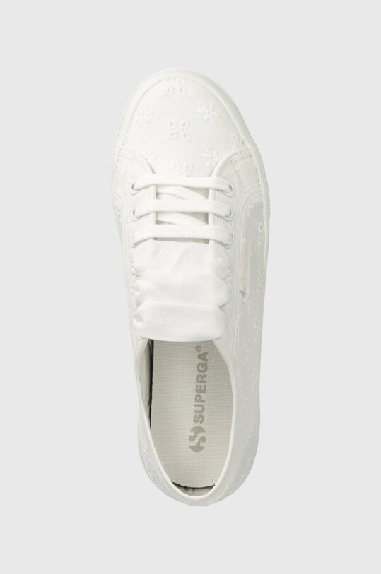 Πάνινα παπούτσια Superga 2740 FLOWER SANGALLO λευκό S2148KW