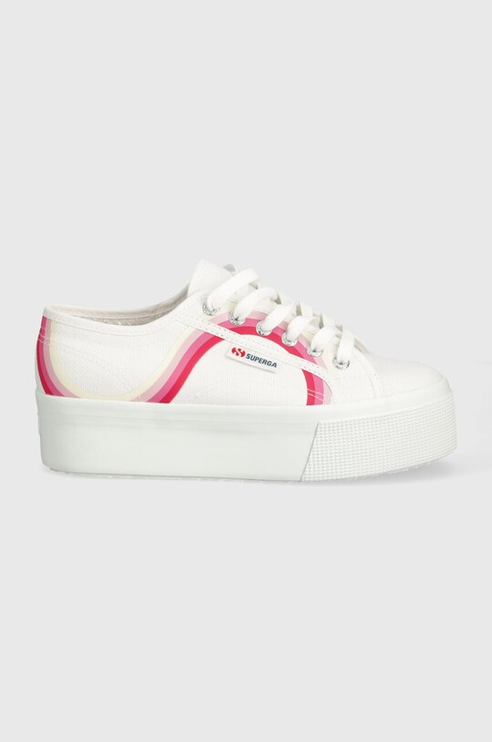 Superga tenisówki 2790 ROUND STRIPES S4128TW biały SS24