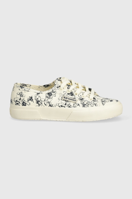 Πάνινα παπούτσια Superga 2750 SKETCHED FLOWERS S6122NW μπεζ SS24