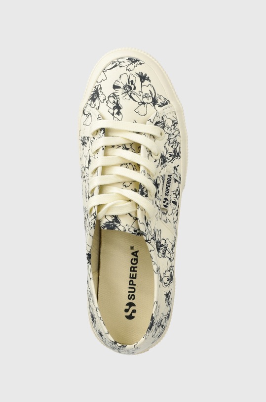 Πάνινα παπούτσια Superga 2750 SKETCHED FLOWERS μπεζ S6122NW