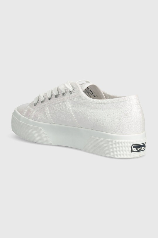Încălțăminte Superga tenisi 2740 PLATFORM LAME S6128SW alb